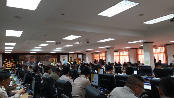 สทภ.๑ โดยส่วนประสานและบริหารจัดการลุ่มน้ำสาละวิน เข้าร่วมประชุมหัวหน้าส่วนราชการจังหวัดแม่ฮ่องสอน ครั้งที่ ๑๑/๒๕๖๒