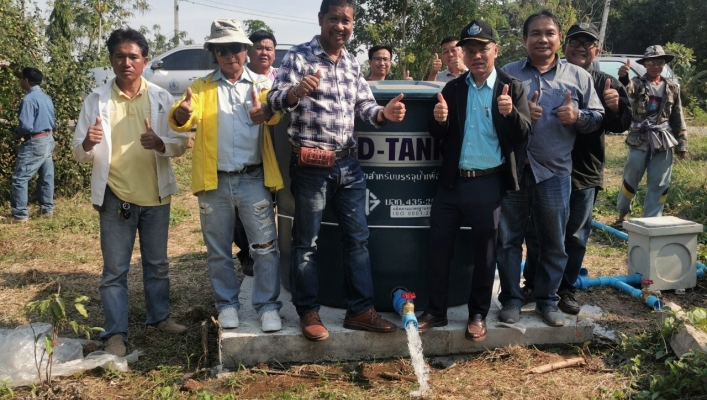 สทภ.4 ส่งมอบระบบกระจายน้ำให้ราษฎร บ้านหนองโน จังหวัดชัยภูมิ