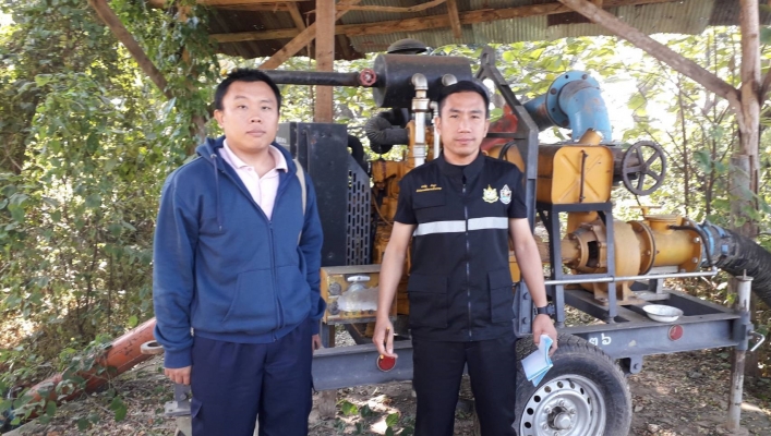 สทภ.1 โดยส่วนบริหารจัดการน้ำ ลงพื้นที่ติดตามสถานการณ์ภัยแล้งจ.ลำปาง