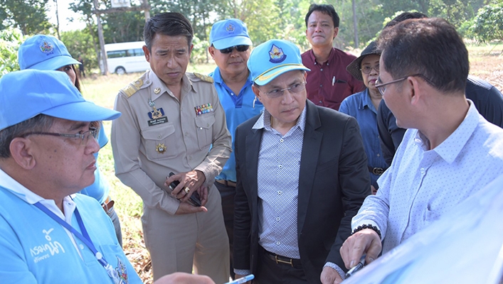 กรมทรัพยากรน้ำติดตามโครงการอนุรักษ์ฟื้นฟูฯและช่วยเหลือภัยแล้ง