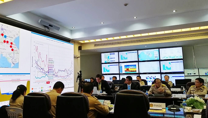การประชุมแก้ไขปัญหาการรุกตัวน้ำเค็มแม่น้ำเจ้าพระยาตอนล่างและมาตรการรองรับ ณ สำนักงานทรัพยากรน้ำแห่งชาติ