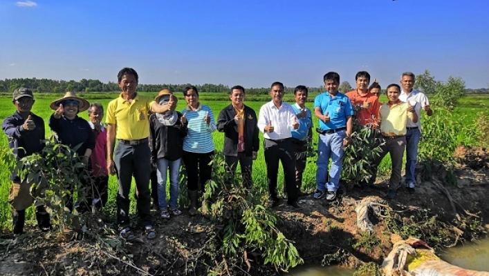 สทภ.3 ลงพื้นที่ตรวจติดตามผลการดำเนินงานบ้านท่าเสียว
