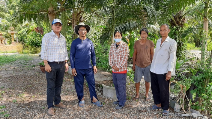 สทภ.10 สำรวจพื้นที่ประสบภัยแล้งด้านการเกษตรในพื้นที่จังหวัดสุราษฎร์ธานี
