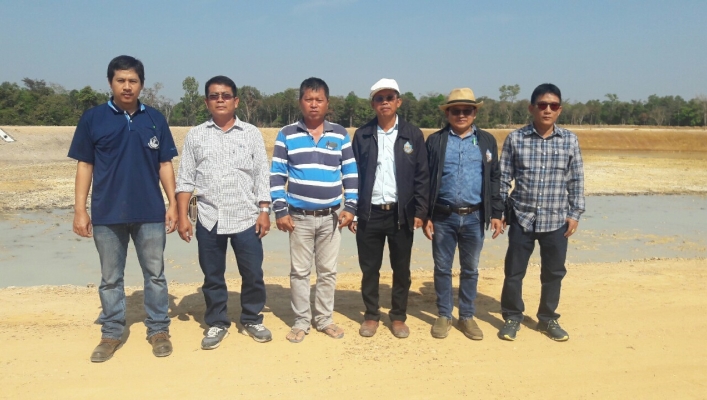 สทภ.11 ทส.ติดตามผลการดำเนินงานเร่งรัดการเบิกจ่ายโครงการปรับปรุงฟื้นฟูแหล่งน้ำหนองแอ้