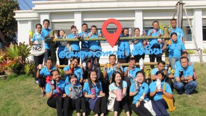 สทภ.1 โดยส่วนอุทกวิทยาที่ 1 เชียงใหม่ ร่วมทำกิจกรรมการรณรงค์ มาตรการลดและคัดแยกขยะมูลฝอย บริเวณสำนักงานส่วนอุทกวิทยาที่ 1 เชียงใหม่