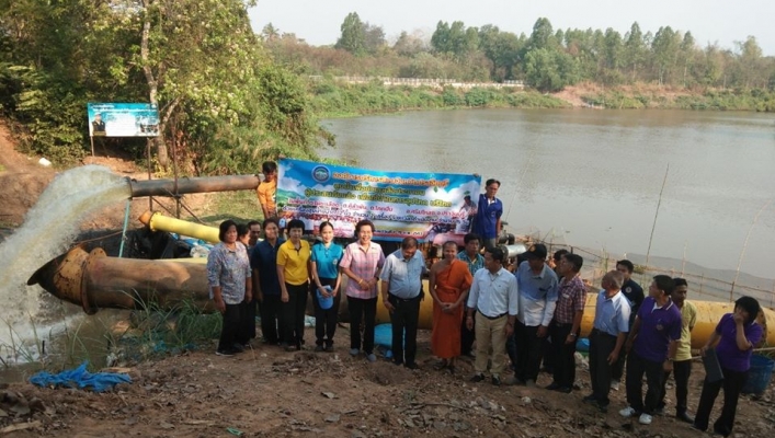 สทภ.6 เข้าร่วมพิธีเปิดกิจกรรมสูบน้ำช่วยเหลือผู้ประสบภัยแล้ง จ.ปราจีนบุรี