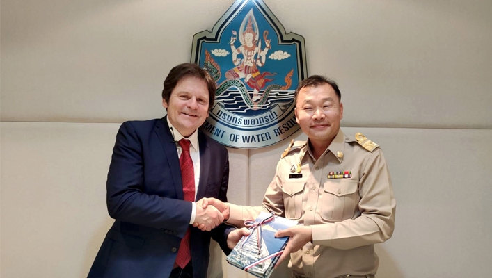 ทน.แลกเปลี่ยนเรียนรู้กับผู้เชี่ยวชาญด้านการจัดการน้ำ จากประเทศเนเธอร์แลนด์