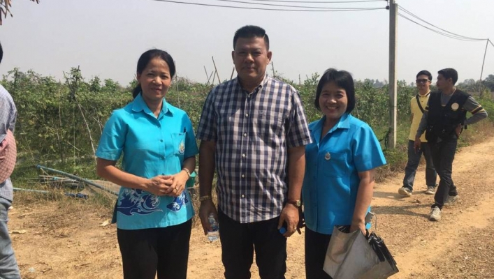สทภ.7  ร่วมลงพื้นที่เพื่อตรียมความพร้อมในการรับเสด็จ ณ พิพิธภัณฑ์ธรรมชาติจัดการน้ำชุมชน ตามแนวพระราชดำริ บ้านหนองตาจอน ตำบลทุ่งหลวง อำเภอปากท่อ จังหวัดราชบุรี