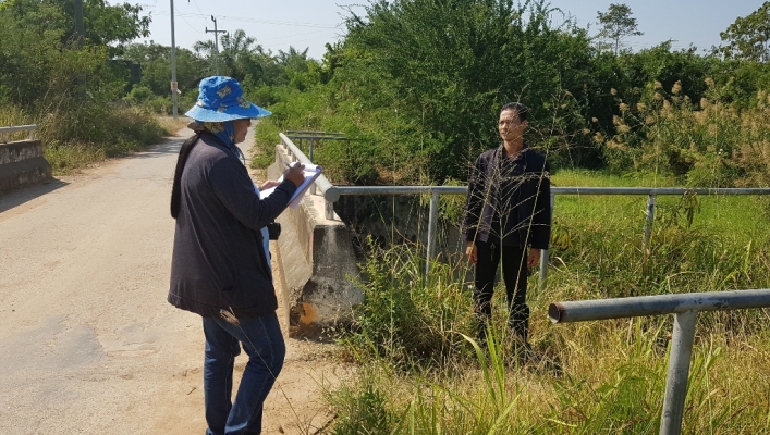 สทภ.7 ลงพื้นที่สำรวจข้อมูลทะเบียนแหล่งน้ำในพื้นที่จังหวัดประจวบคีรีขันธ์