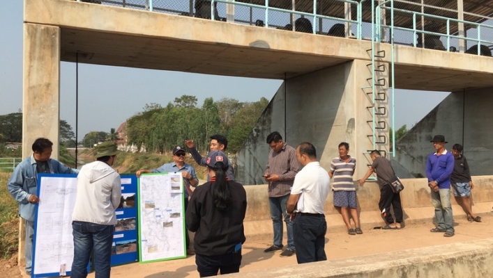 สทภ.9 สตง.ลงพื้นที่ตรวจติดตามประเมินผลโครงการก่อสร้างประตูระบายน้ำบ้านป่ามะคาบ ตำบลป่ามะคาบ อำเภอเมือง จังหวัดพิจิตร