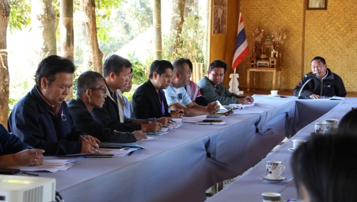 สทภ.1 โดยส่วนประสานและบริหารจัดการลุ่มน้ำปิงตอนบน ร่วมประชุมคณะทำงานสนับสนุน ศูนย์พัฒนาโครงการหลวงแม่แฮ พื้นที่อำเภอแม่แจ่ม จังหวัดเชียงใหม่ ครั้งที่ 1/2563