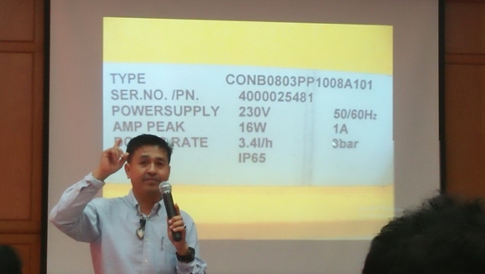สทภ.9 ร่วมเป็นวิทยากร โครงการอบรมให้ความรู้เกี่ยวกับการบริหารกิจการประปาในพื้นที่ตำบลป่ากุมเกาะ