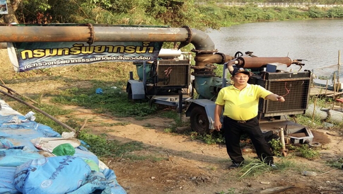 สทภ.6 ตรวจสอบจุดสูบน้ำบรรเทาสถานการณ์ภัยแล้ง จ.ปราจีนบุรี