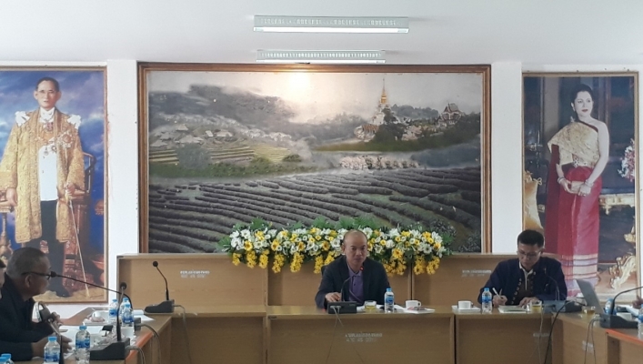สทภ.1 โดยส่วนประสานและบริหารจัดการลุ่มน้ำกกและโขง เข้าร่วมประชุมคณะทำงานโครงการพัฒนาพื้นที่สูงแบบโครงการหลวงแม่สลอง ครั้งที่ 1/2563 จังหวัดเชียงราย
