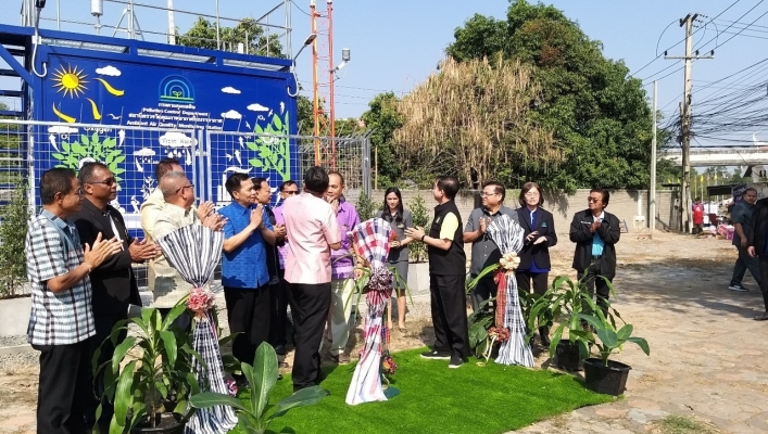 สทภ.11 ร่วมเป็นเกรียติในพิธีเปิดสถานีตรวจวัดคุณภาพอากาศในบรรยากาศ จังหวัดอุบลราชธานี