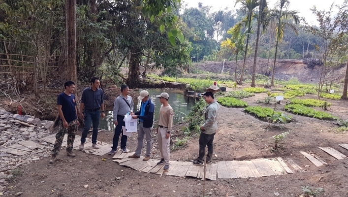 สทภ.7  ร่วมกับสำนักบริหารพื้นที่อนุรักษ์ที่ 3 (บ้านโป่ง) และเขตรักษาพันธุ์สัตว์ป่าทุ่งใหญ่นเรศวรด้านตะวันตก ลงตรวจสอบความเหมาะสมของพื้นที่ดำเนินโครงการจัดหาน้ำต้นทุน  เพื่อการผลิตไฟฟ้าพลังน้ำในพื้นที่ บ้านไล่โว่, บ้านสาละวะ ตำบลไล่โว่ อำเภอสังขละบุรี จังห