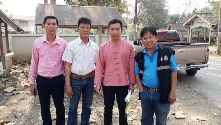 สทภ.1 สำรวจโครงการซ่อมแซมระบบประปาหมู่บ้านฯ จ.ลำปาง