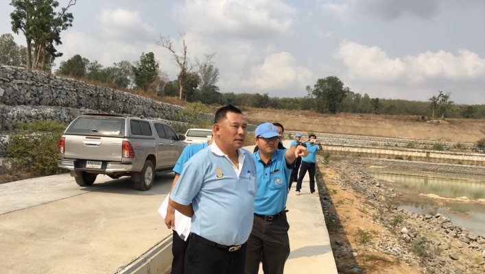 สทภ.6 ตรวจติดตามการดำเนินงานโครงการอนุรักษ์ฟื้นฟูอ่างเก็บน้ำคลองบางไผ่ ช่วง 2
