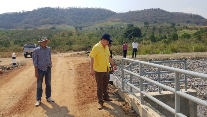 สำนักงานทรัพยากรน้ำภาค 7 ลงพื้นที่ตรวจรับงานโครงการอนุรักษ์ฟื้นฟูแหล่งน้ำ ลำห้วยหนองพลับ - อ่างเก็บน้ำนาวัลเปรียง จังหวัดประจวบคีรีขันธ์