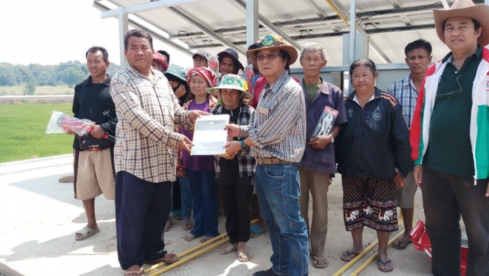 สทภ.11 ส่วนวิชาการ ติดตามเร่งรัดผลการดำเนินงานโครงการก่อสร้างระบบกระจายน้ำหนองตากล้า