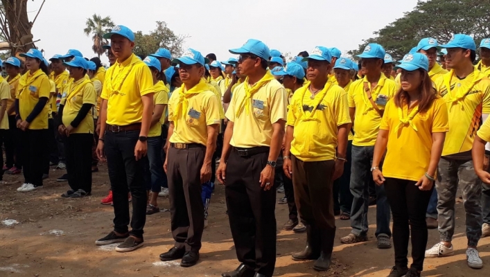 สทภ.7  ร่วมโครงการจิตอาสาต้านภัยแล้ง การประสานความร่วมมือการแก้ไขปัญหาภัยแล้งอย่างยั่งยืน ณ จุดสูบน้ำช่วยเหลือผู้ประสบภัยแล้ง หมู่ที่ 7  ตำบลตลิ่งชัน อำเภอเมืองสุพรรณบุรี จังหวัดสุพรรณบุรี