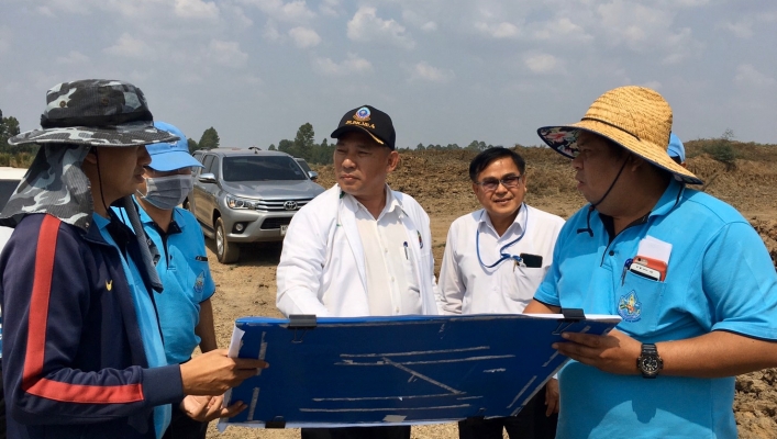 สทภ.6 ตรวจติดตามการดำเนินงานโครงการอนุรักษ์ฟื้นฟูบึงกุด