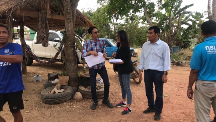 สทภ.7  สำรวจพื้นที่เสี่ยงขาดแคลนน้ำเพื่อการเกษตร (ไม้ผล ไม้ยืนต้น) ณ พื้นที่ตำบลวังยาว อำเภอด่านช้าง จังหวัดสุพรรณบุรี