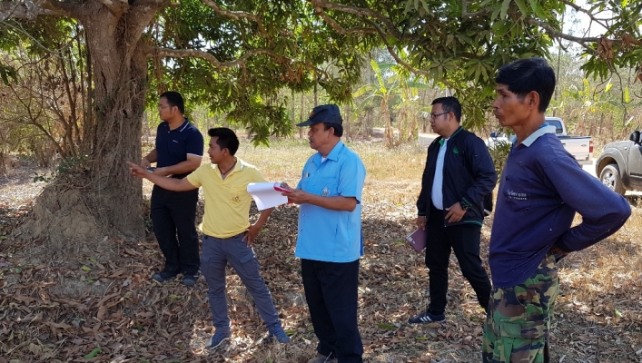 สทภ. 7 สำรวจพื้นที่เสี่ยงขาดแคลนน้ำเพื่อการเกษตร  ณ ตำบลสองพี่น้อง อำเภอแก่งกระจาน จังหวัดเพชรบุรี