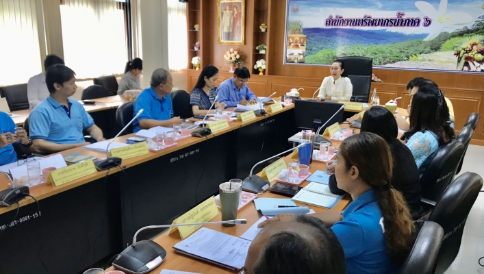 สทภ.6 ให้การต้อนรับ หัวหน้าผู้ตรวจราชการกรม ในการลงพื้นที่ตรวจราชการตามแผนการตรวจราชการกรมทรัพยากรน้ำ ประจำปีงบประมาณ 2563 รอบที่ 1
