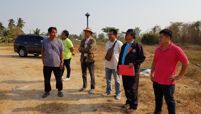 สทภ.7 สำรวจข้อมูลพื้นที่เสี่ยงขาดแคลนน้ำเพื่อการเกษตร (ไม้ผล ไม้ยืนต้น) นอกเขตชลประทาน ตำบลสามพระยา ตำบลห้วยทรายเหนือ และตำบลไร่ใหม่พัฒนา อำเภอชะอำ จังหวัดเพชรบุรี