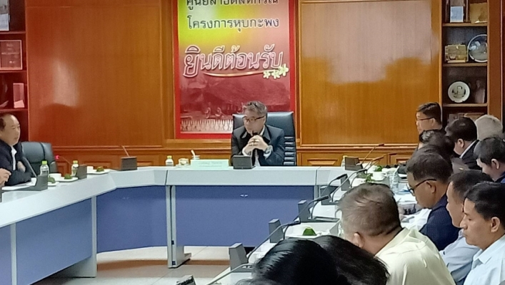 สทภ.7  ร่วมประชุมหารือกำหนดแนวทางและแผนขับเคลื่อนกิจกรรมการพัฒนาระบบน้ำในพื้นที่โครงการจัดพัฒนาที่ดินตามพระราชประสงค์หุบกระพง จังหวัดเพชรบุรี