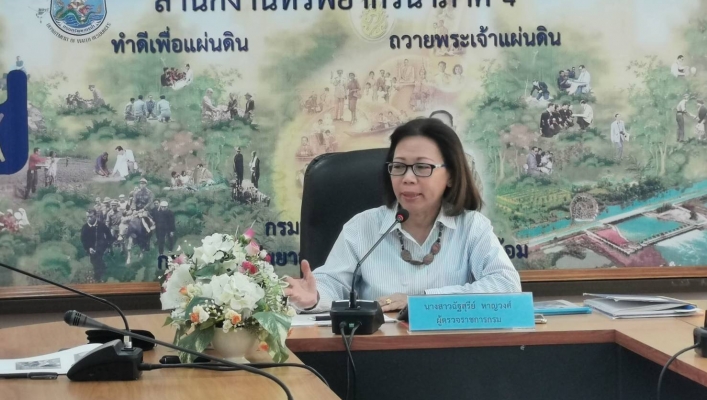 สทภ.4 เข้ารับการตรวจราชการจาก ผู้ตรวจราชการกรมทรัพยากรน้ำ (นางสาวฉัฐสุรีย์ หาญวงศ์))