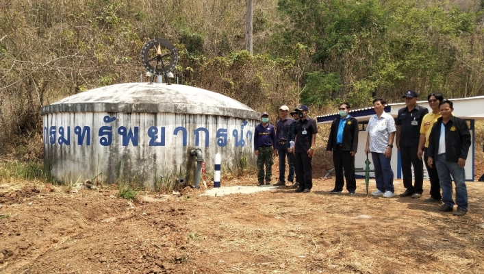 สทภ.7  ลงพื้นที่ตรวจรับงานโครงการปรับปรุงฟื้นฟูระบบกระจายน้ำสนับสนุนโครงการอันเนื่องมาจากพระราชดำริโครงการอนุรักษ์พันธุกรรมพืชอันเนื่องมาจากพระราชดำริ