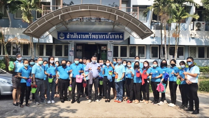 สทภ.6 จัดกิจกรรม Big Cleaning day ป้องกันการแพร่ระบาดของไวรัส Covid-19