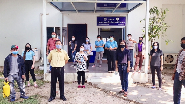 สทภ.1 โดยส่วนประสานและบริหารจัดการลุ่มน้ำปิงตอนบน Big Cleaning Day ต้านโควิด-19