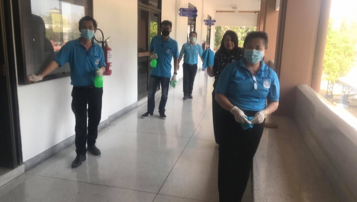 สทภ.1 โดยส่วนประสานและบริหารจัดการลุ่มน้ำวัง พร้อมเจ้าหน้าที่ ร่วมจัดกิจกรรม Big Cleaning Day เพื่อหยุดการแพร่ระบาดของเชื้อไวรัส COVID-19