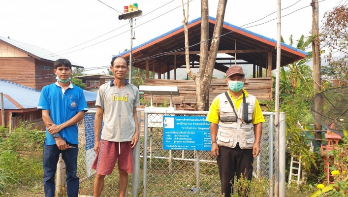 สทภ.9 ลงพื้นที่ตรวจสอบ และซ่อมบำรุง สถานีเตือนภัย (Early Warning) ตรวจสอบและบำรุงรักษา สถานีตรวจวัดสถานภาพน้ำทางไกลอัตโนมัติ