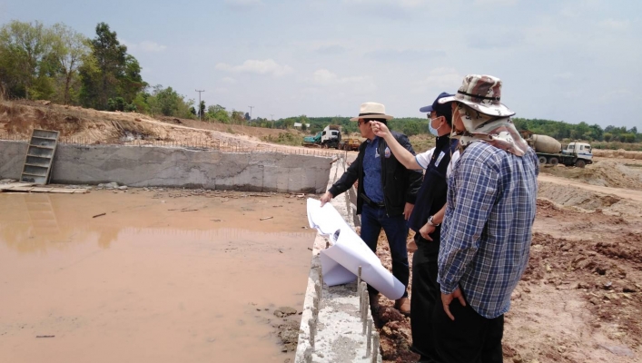 สทภ.11 ทส.ลงพื้นที่ติดตามผลการดำเนินงาน โครงการปรับปรุงฟื้นฟูแหล่งน้ำอ่างเก็บน้ำห้วยปูน พร้อมระบบกระจายน้ำด้วยพลังงานแสงอาทิตย์