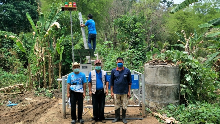 สทภ.9 ลงพื้นที่ตรวจสอบ และซ่อมบำรุงสถานีเตือนภัย (Early Warning)ตรวจสอบและบำรุงรักษาสถานีตรวจวัดสถานภาพน้ำทางไกลอัตโนมัติ