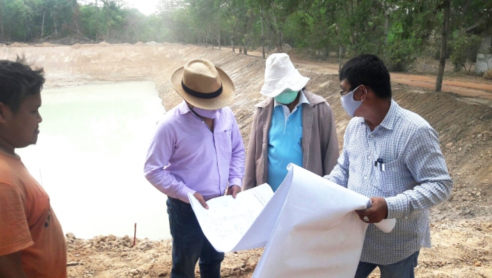 สทภ.11 ทส.ลงพื้นที่ติดตามผลการดำเนินงานโครงการปรับปรุงฟื้นฟูแหล่งน้ำ ฟาร์มตัวอย่างตามพระราชดำริบ้านดอนม่วงพัฒนา
