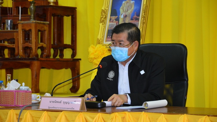 สทภ.10 ร่วมประชุมและติดตาม รมช.มหาดไทยลงพื้นที่จังหวัดสุราษฎร์ธานี