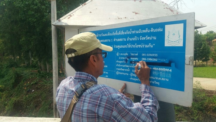 สทภ.9 ส่วนอุทกวิทยาที่ 2 แพร่ ลงพื้นที่สำรวจข้อมูลทางอุทกวิทยา และซ่อมบำรุงสถานีระบบ เตือนภัยล่วงหน้า ในพื้นที่จังหวัดน่าน