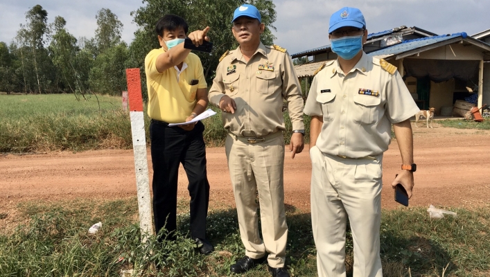 สทภ.6 ลงพื้นที่ติดตามความก้าวหน้าโครงการอนุรักษ์ฟื้นฟูแหล่งน้ำดอนพูน หมู่ที่ 5 ตำบลดอนยอ อำเภอเมือง จังหวัดนครนายก