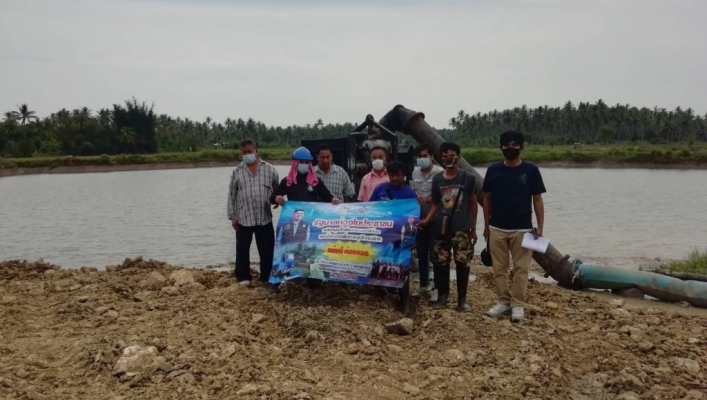 สทภ. 7 ร่วมกับเทศบาลตำบลบ้านกรูด อำเภอบางสะพาน จังหวัดประจวบคีรีขันธ์ เข้าติดตั้งเครื่องสูบน้ำ ช่วยเหลือพื้นที่ประสบปัญหาการขาดแคลนน้ำ เพื่อการอุปโภคบริโภค