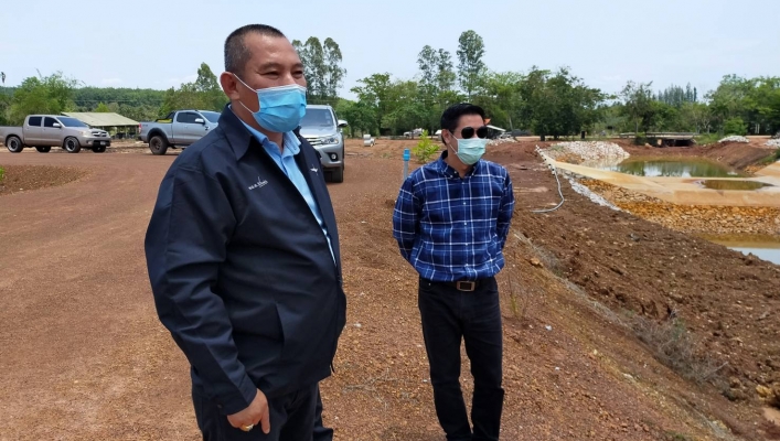 ผอ.สทภ.6 ลงพื้นที่ติดตามสถานการณ์ภัยแล้ง พร้อมทั้งเร่งรัดการดำเนินงานก่อสร้าง โครงการอนุรักษ์ฟื้นฟูคลองกล้วย