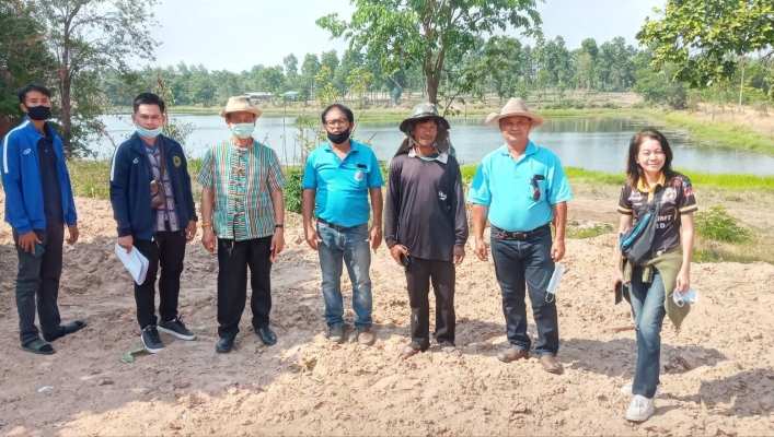 สทภ.11 ส่วนวิชาการ.ลงพื้นที่สำรวจความเหมาะสม โครงการระบบกระจายน้ำสนับสนุนเกษตรแปลงใหญ่
