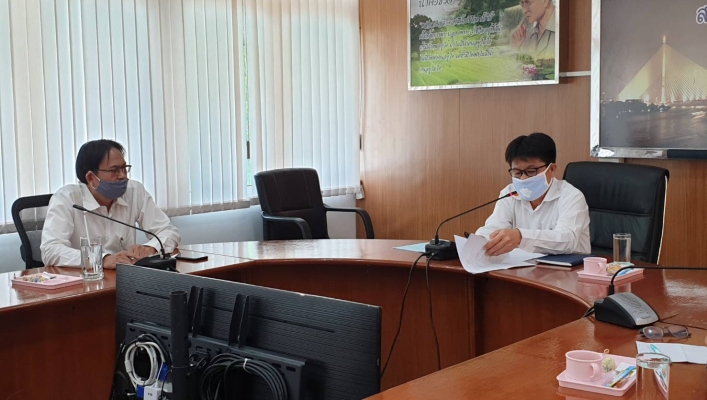 ทสจ.สระบุรี ตรวจติดตามมาตรการป้องกันและเฝ้าระวังภัย COVID 19 และติดตามผลการดำเนินงานของสำนักงานทรัพยากรน้ำภาค 2