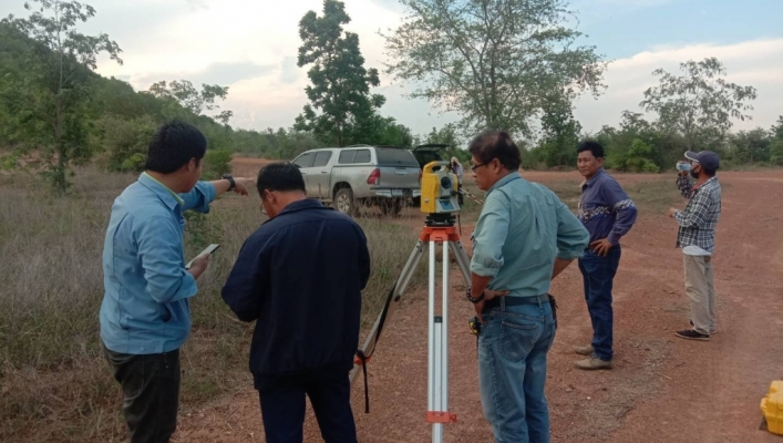 สทภ. 7 ลงพื้นที่สำรวจเพื่อการออกแบบและเตรียมความพร้อมโครงการพัฒนาแหล่งน้ำ ตำบลเขาชะงุ้ม อำเภอโพธาราม จังหวัดราชบุรี