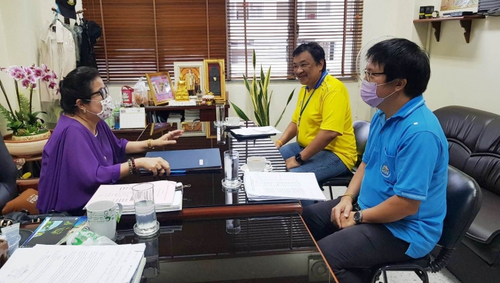 สทภ.2 ลงพื้นที่ประสานและตรวจสอบโครงการแหล่งสำรองน้ำสำหรับประชาชนในพื้นที่ จังหวัดนนทบุรี
