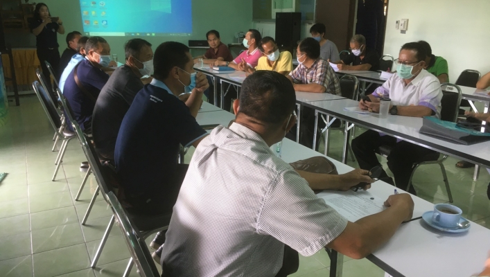 สทภ.9 โดยส่วนประสานและบริหารจัดการลุ่มน้ำน่านชี้แจงการขอเข้าร่วมโครงการน้ำบาดาลเพื่อการเกษตร. ณ ห้องประชุมสำนักงานเกษตรอำเภอปัว ตำบลวรนคร อำเภอปัว จังหวัดน่าน